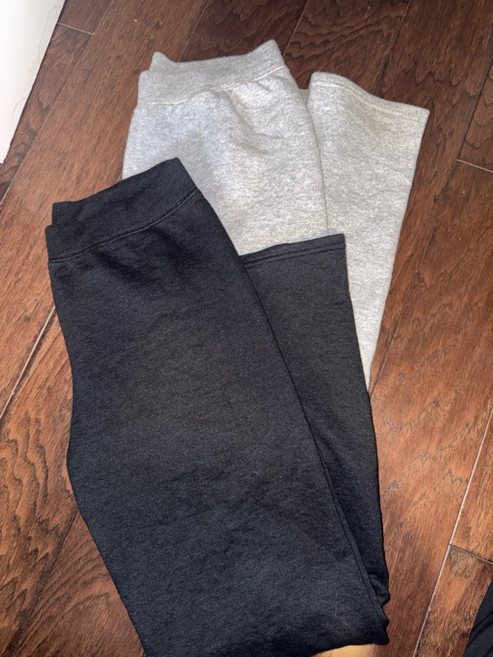 Hanes Women’s Sweat Pants - Black & Heather Gray